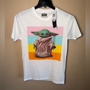 NWT Star Wars Grogu Baby Yoda Unisex Short Sleeve Shirt